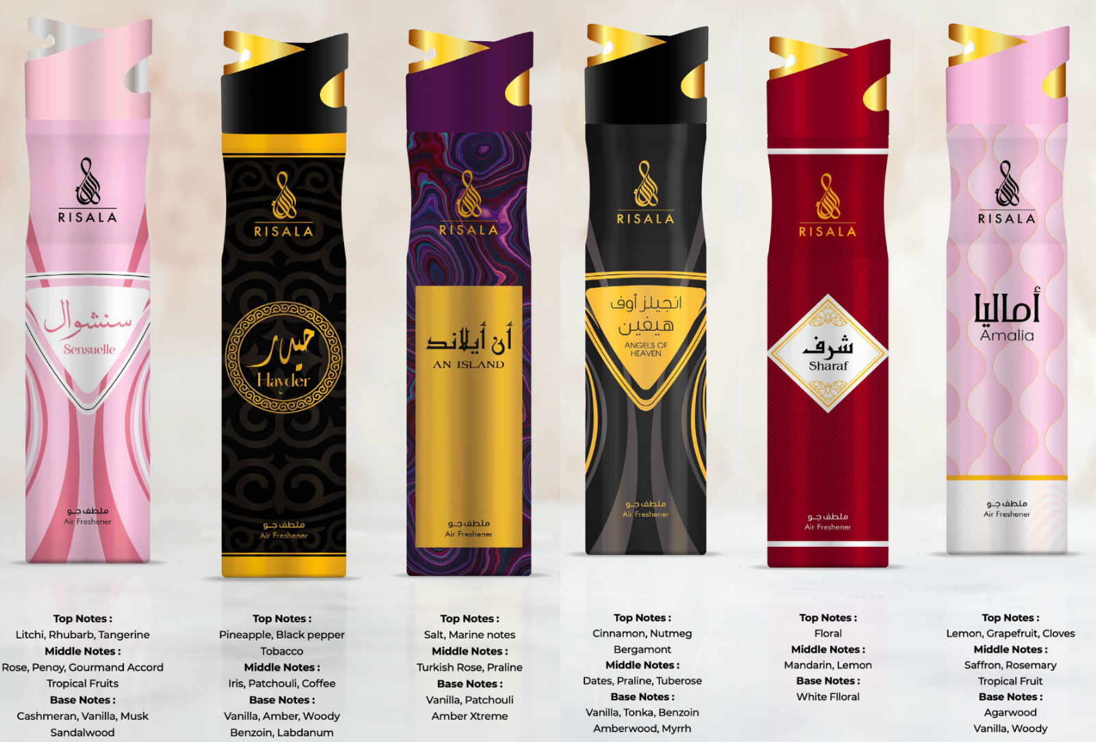 Risala Air Freshener 6 Pack
