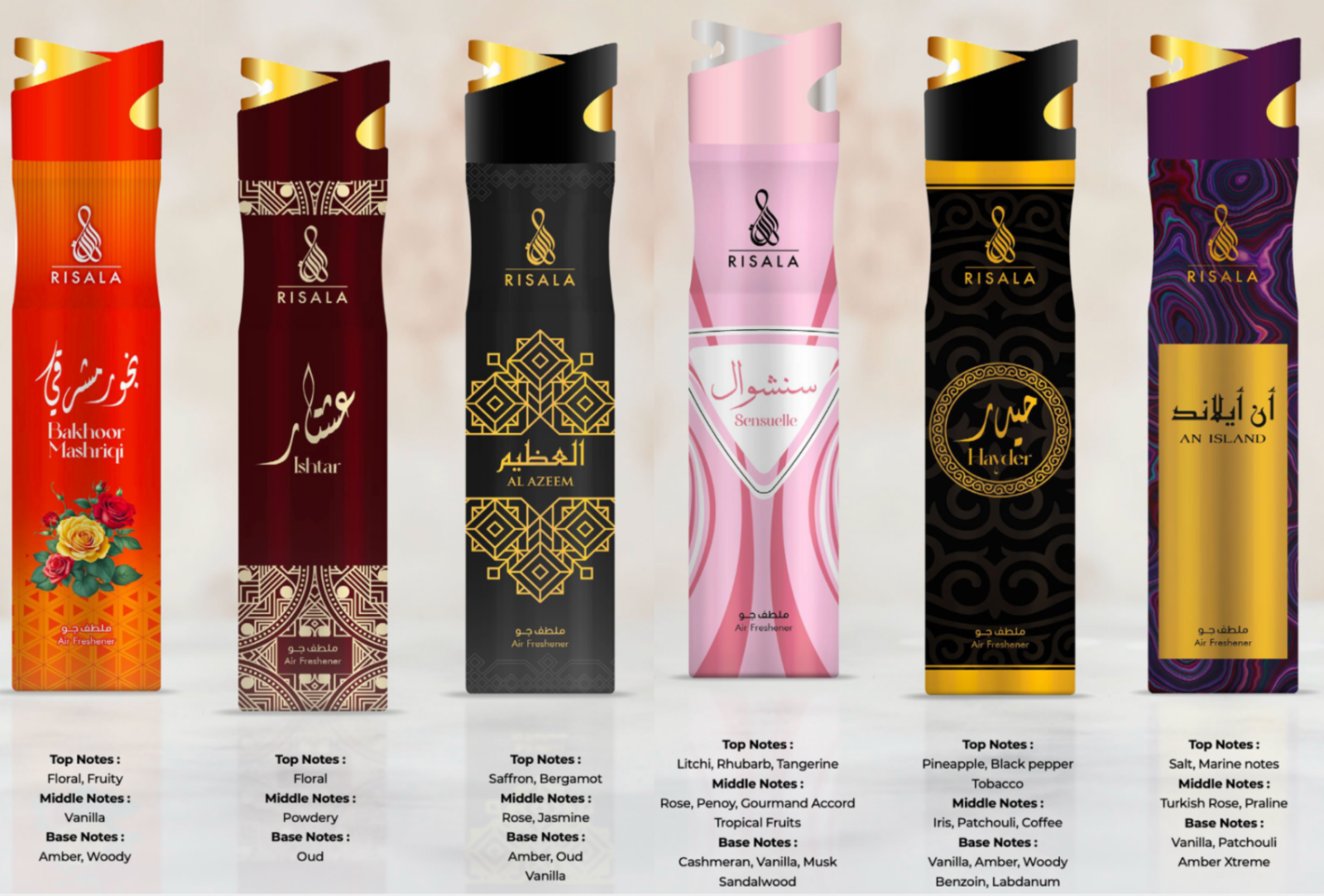 Risala Air Freshener 6 Pack
