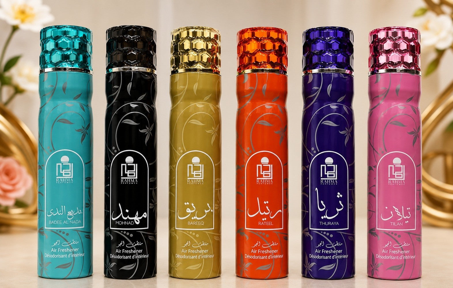 Rahma Air Freshener Home Fragrance 300ml Aerosol 6 Pack Collection