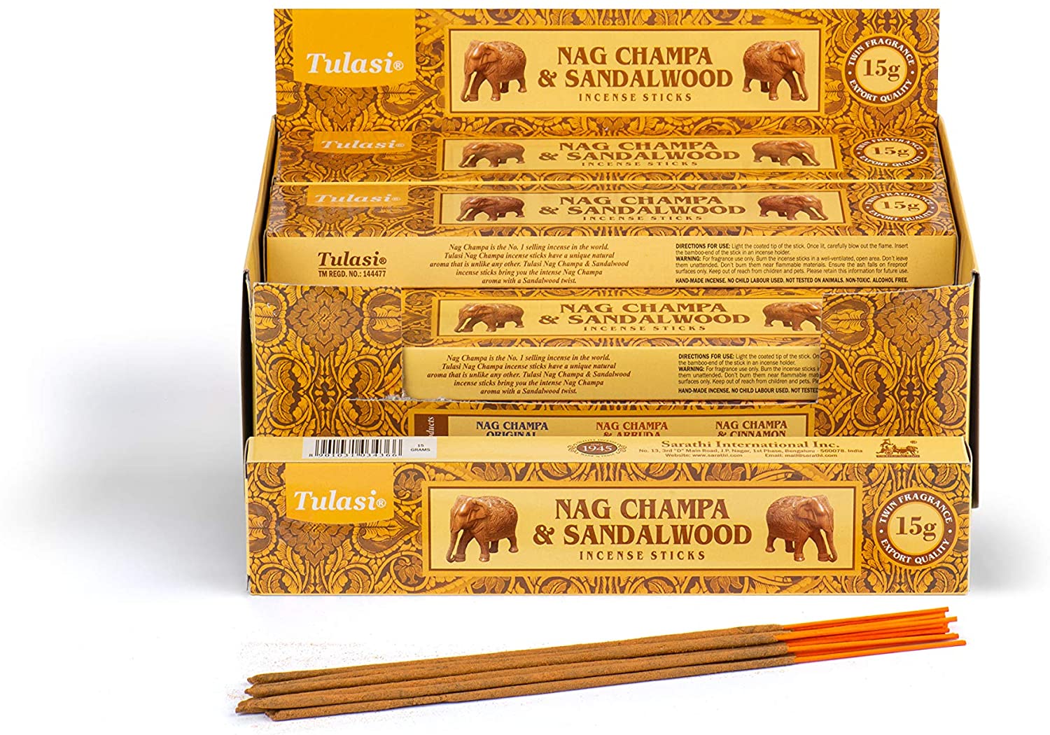 Tulasi Incense Sticks (Nag Champa)