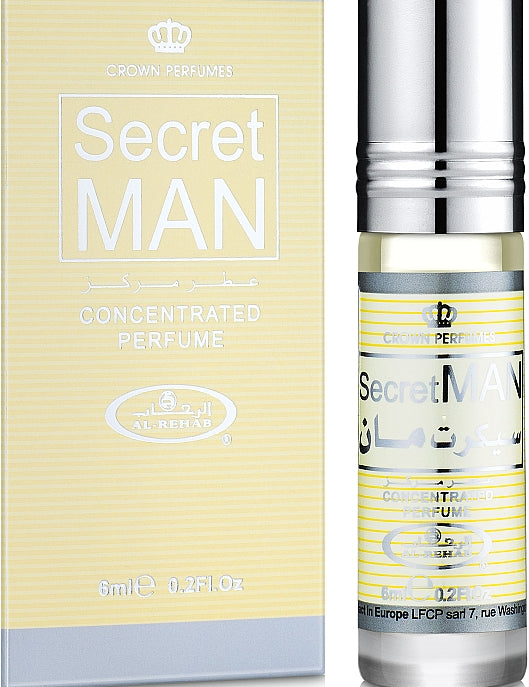 Secret Man Roll on Oil (6ml) by Al Rehab | Khan El Khalili